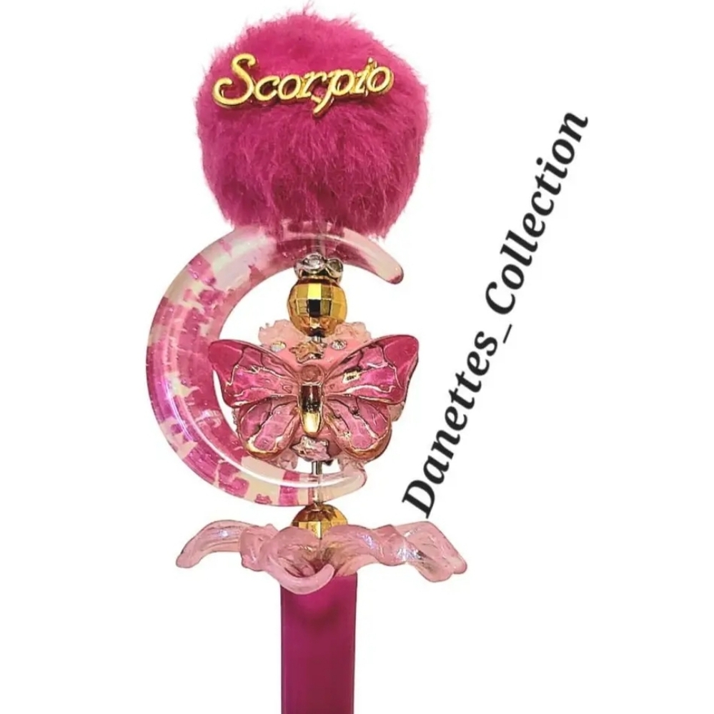 Pink and gold pen
